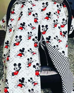Mickey Mouse Canopy Carseat Cover 