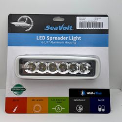 Sea Volt. LED Spreader Light 6-1/4" Aluminum Housing