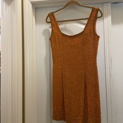 Sequence dress for prom or formal function