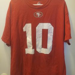  Majestic  San Francisco 49ers Jimmy G t Shirt Jersey