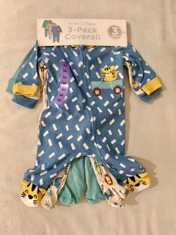 Koala Kids 3-Pack Baby Pajamas 3M