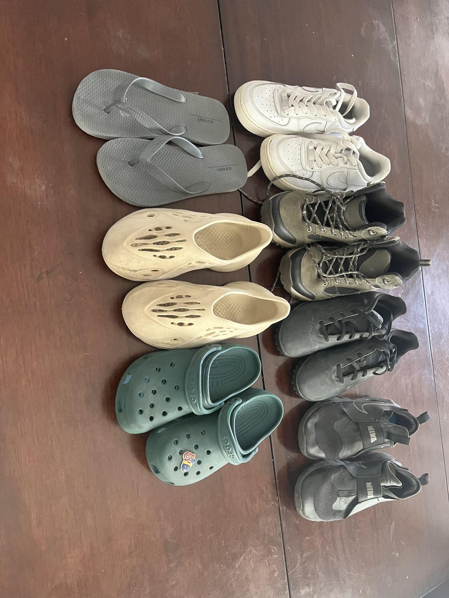 Boys Shoes 7 Pairs Of Shoes For $20