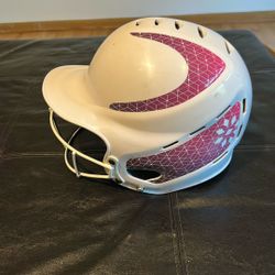 Girls Softball Gear Bag & Batting Helmet 