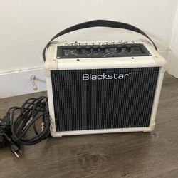 White Blackstar Guitar Amp 