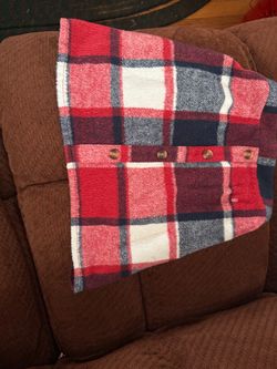 Red Plaid Flannel Shirt