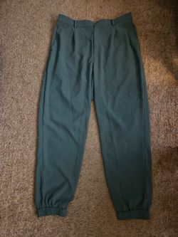 Dark Green Work Pants - Women's