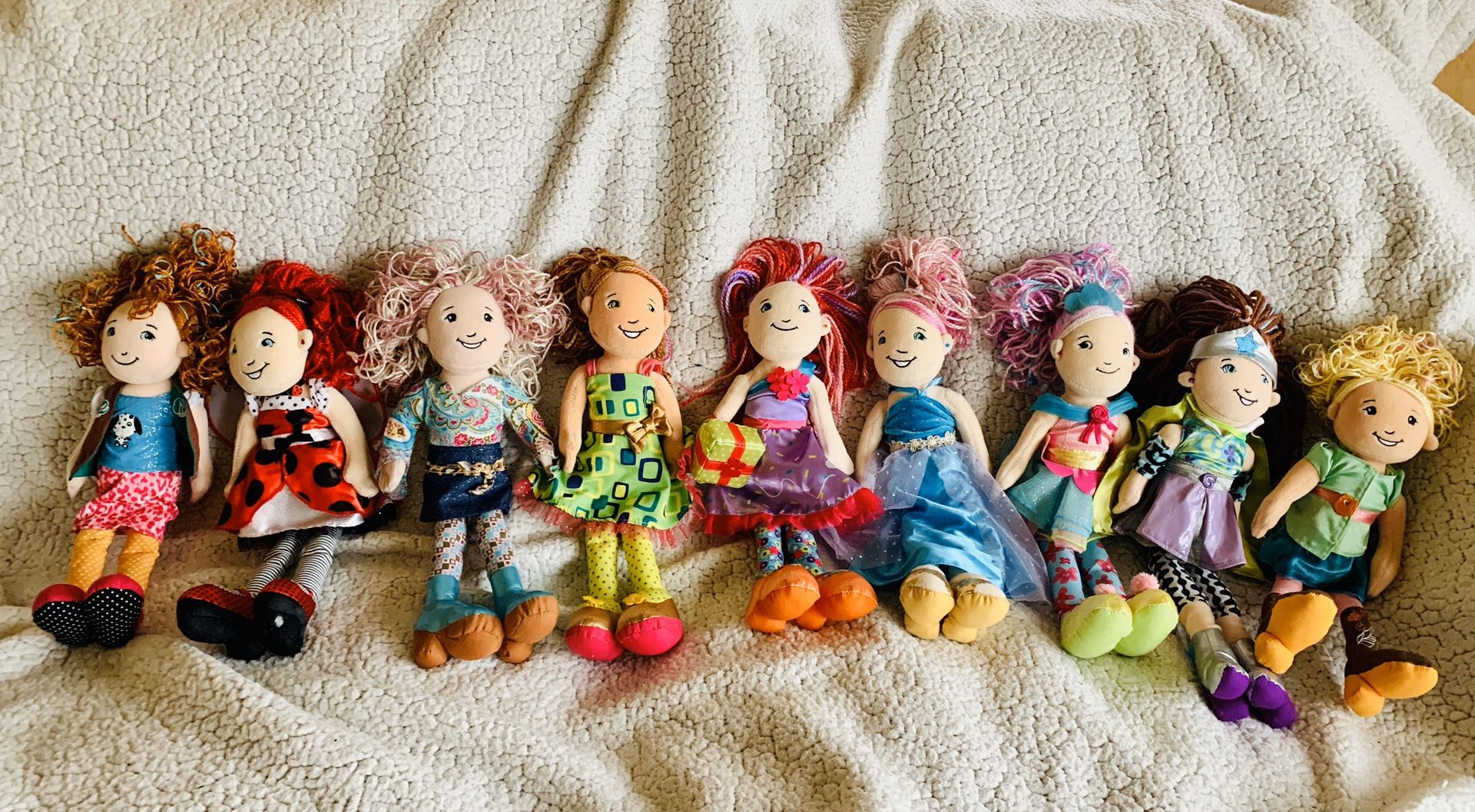 Groovy Girls Dolls - Lot of 9 Dolls