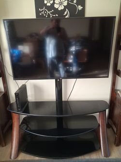 55 in LG TV with stand