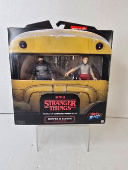 Stranger Things Eleven and Hopper 2-Pack - Two 4-Inch One Size,