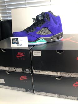 Nike air Jordan 5 alternate grape size 8.5 10 10.5 13