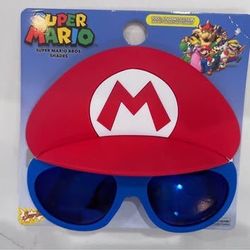 Sun-Staches Super Mario Bros Sunglasses Kids New in Package Unused Ages 2-9