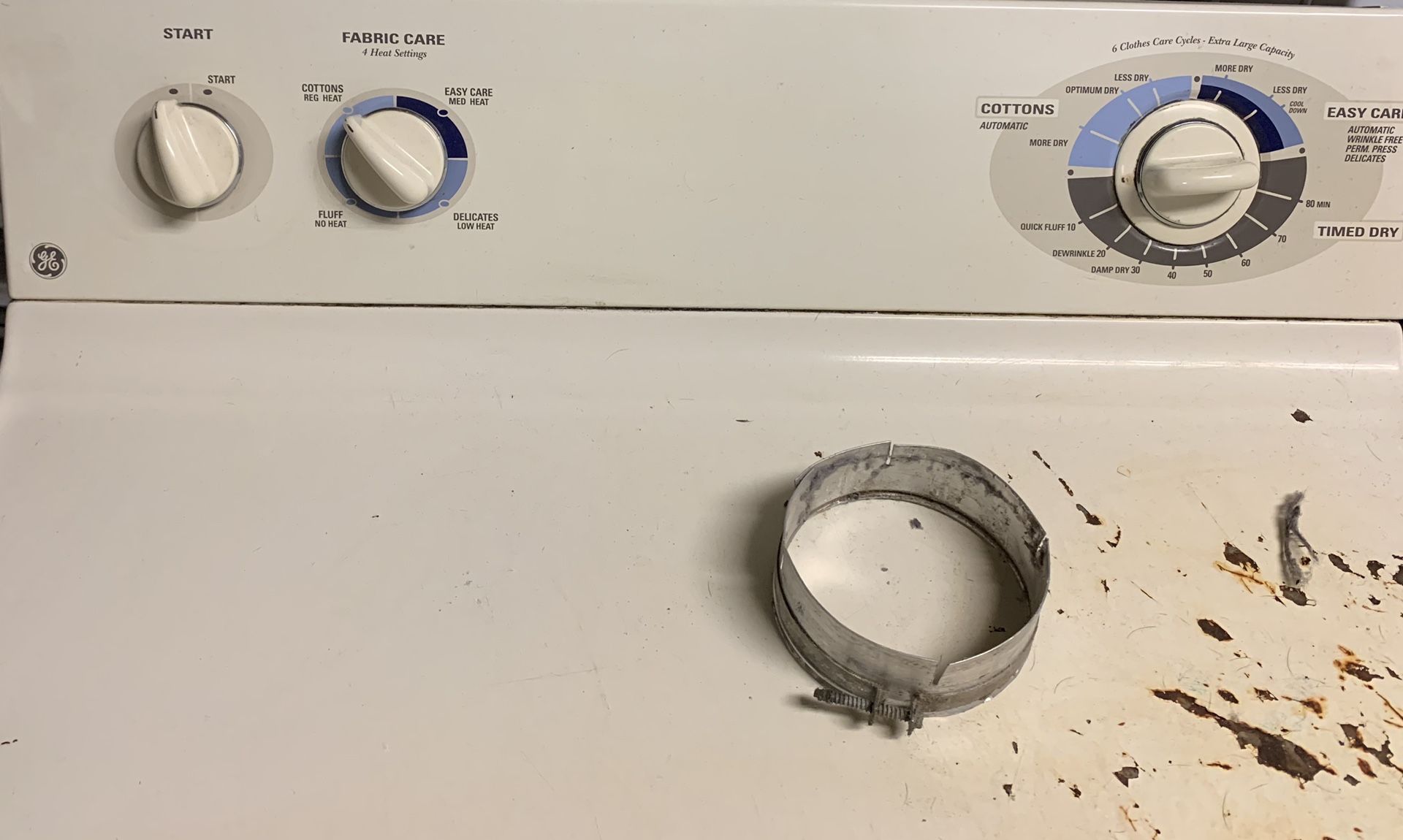 GE HydroWave Washing machine with stainless steel tub and GE electric