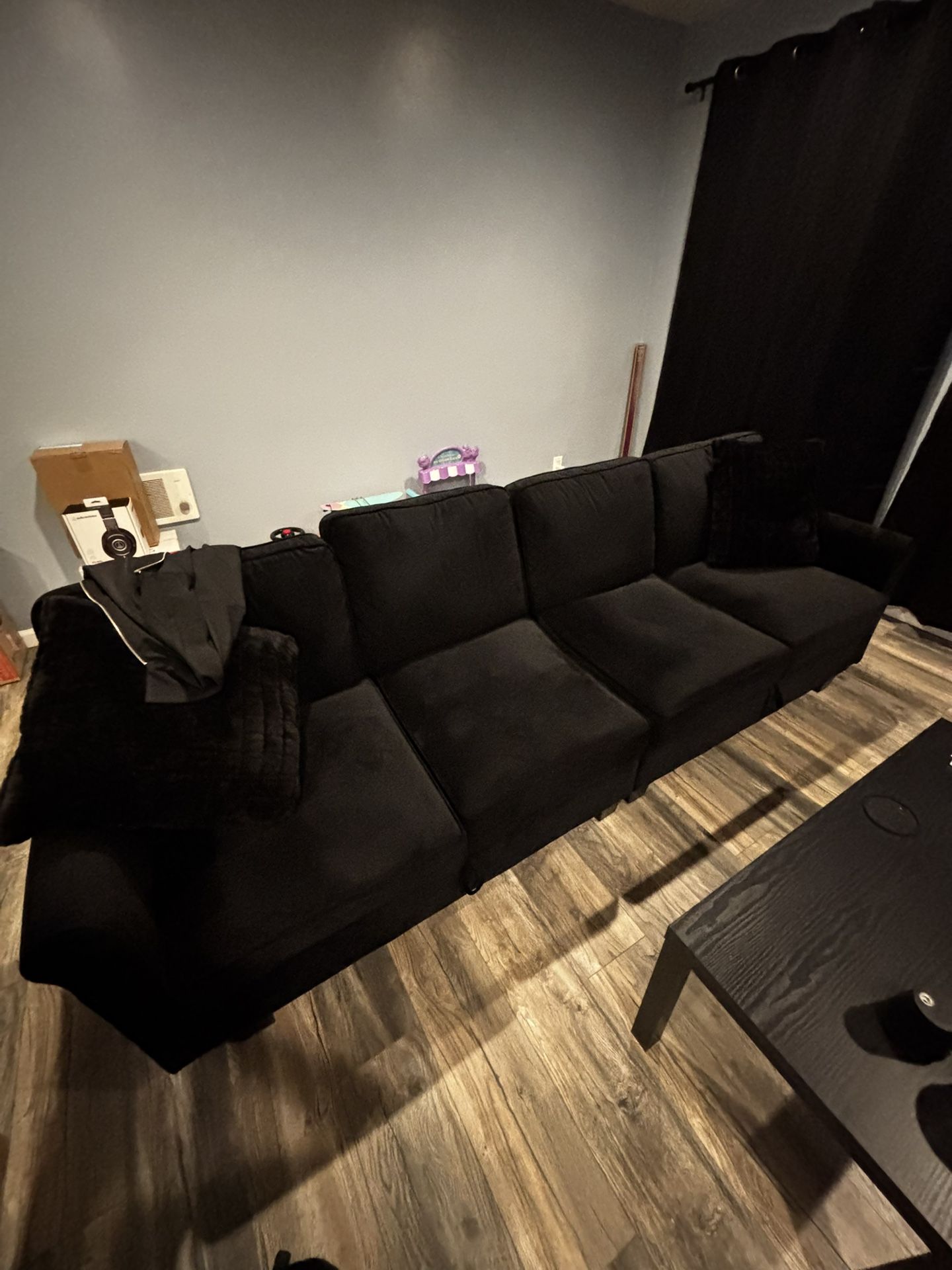 Black Sectional Couch