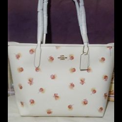 Coach City Leather Tote Bag