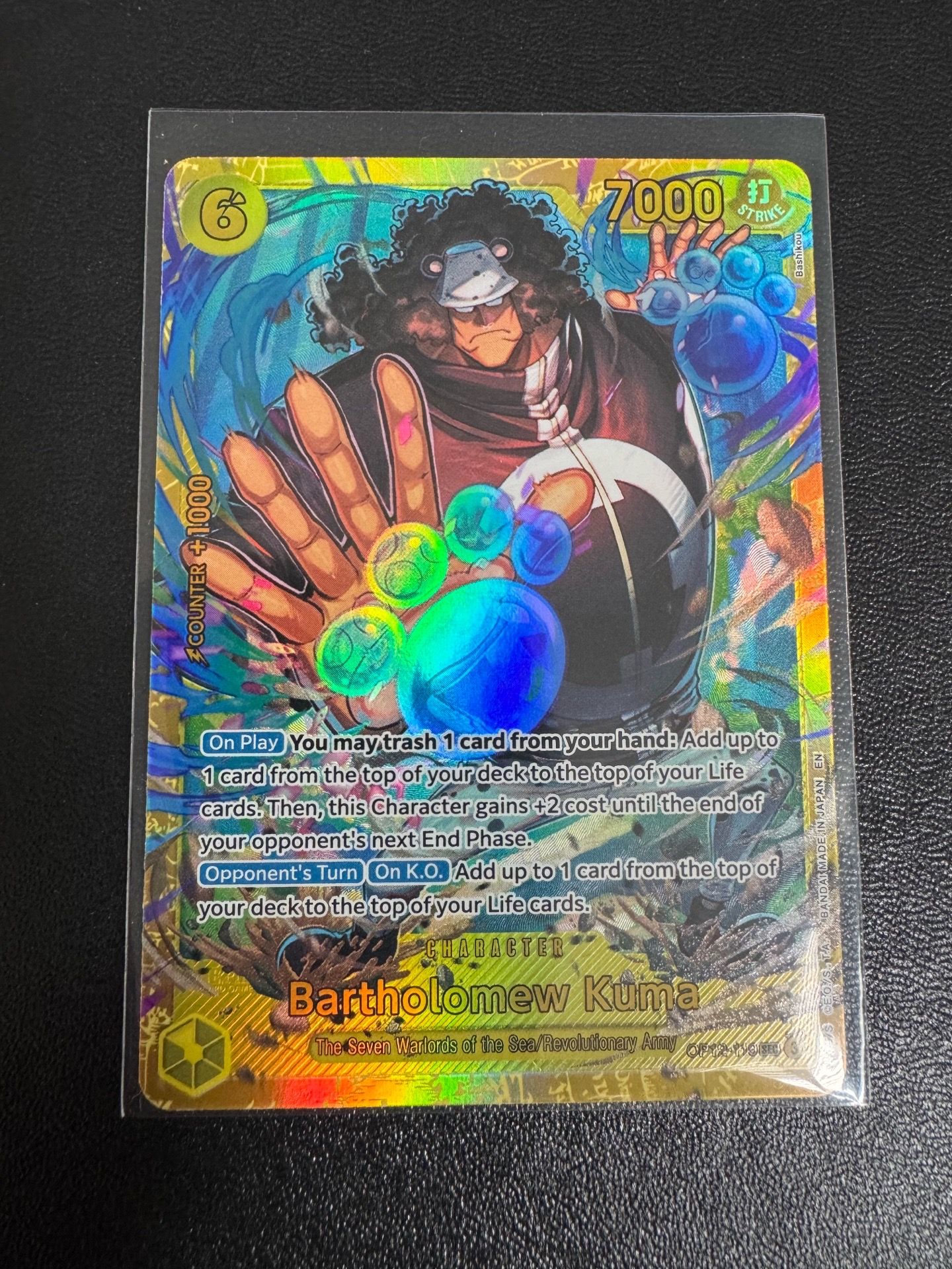 Bartholomew Kuma OP12-119 One Piece CCG