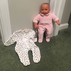 14.5” My Twinn Baby Doll With 2 My Twinn Outfits