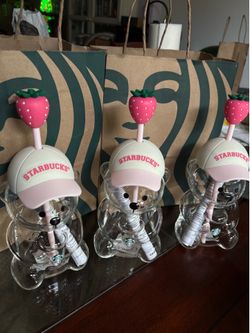 Starbucks Strawberry Bear cup!