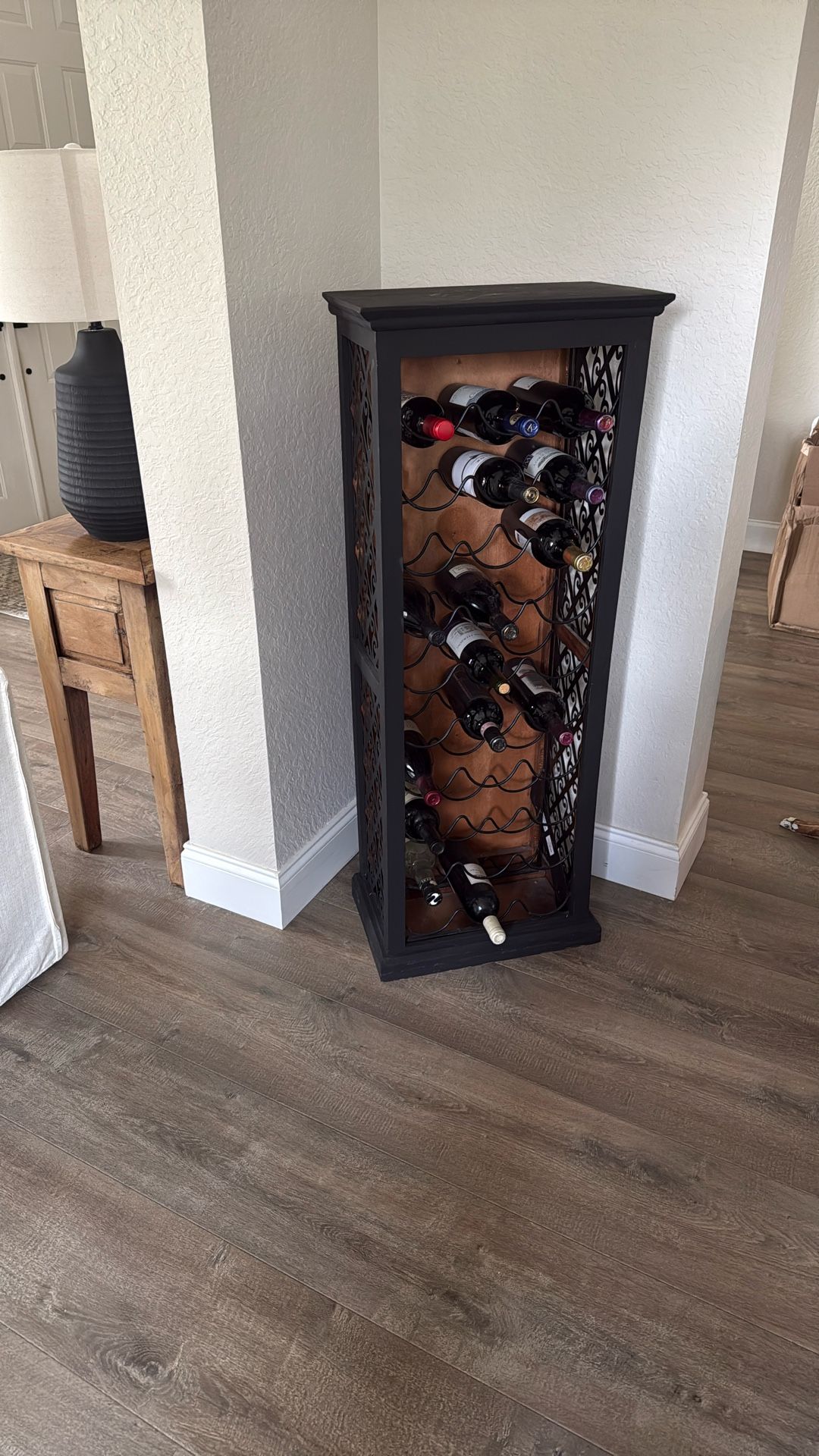 4ft Tall Wine Rack - Holds 30 Bottles