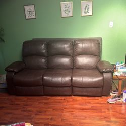 Leather Couch 