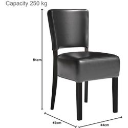 $80: 4 dining chairs included with the dining table. 