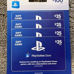 100$ PS4 Card
