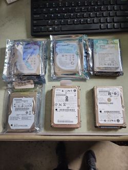 Various LOT of 10 x 2.5 SATA HDD DRIVE LAPTOP