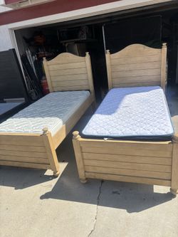 Twin size beds