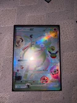 Mew ex 158/128 Pokemon Card Secret Rare