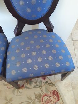 Two accent chairs