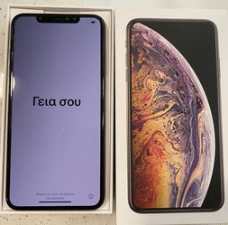 Gold iPhone XS Max Unlocked Phone Mint Condition 256gb