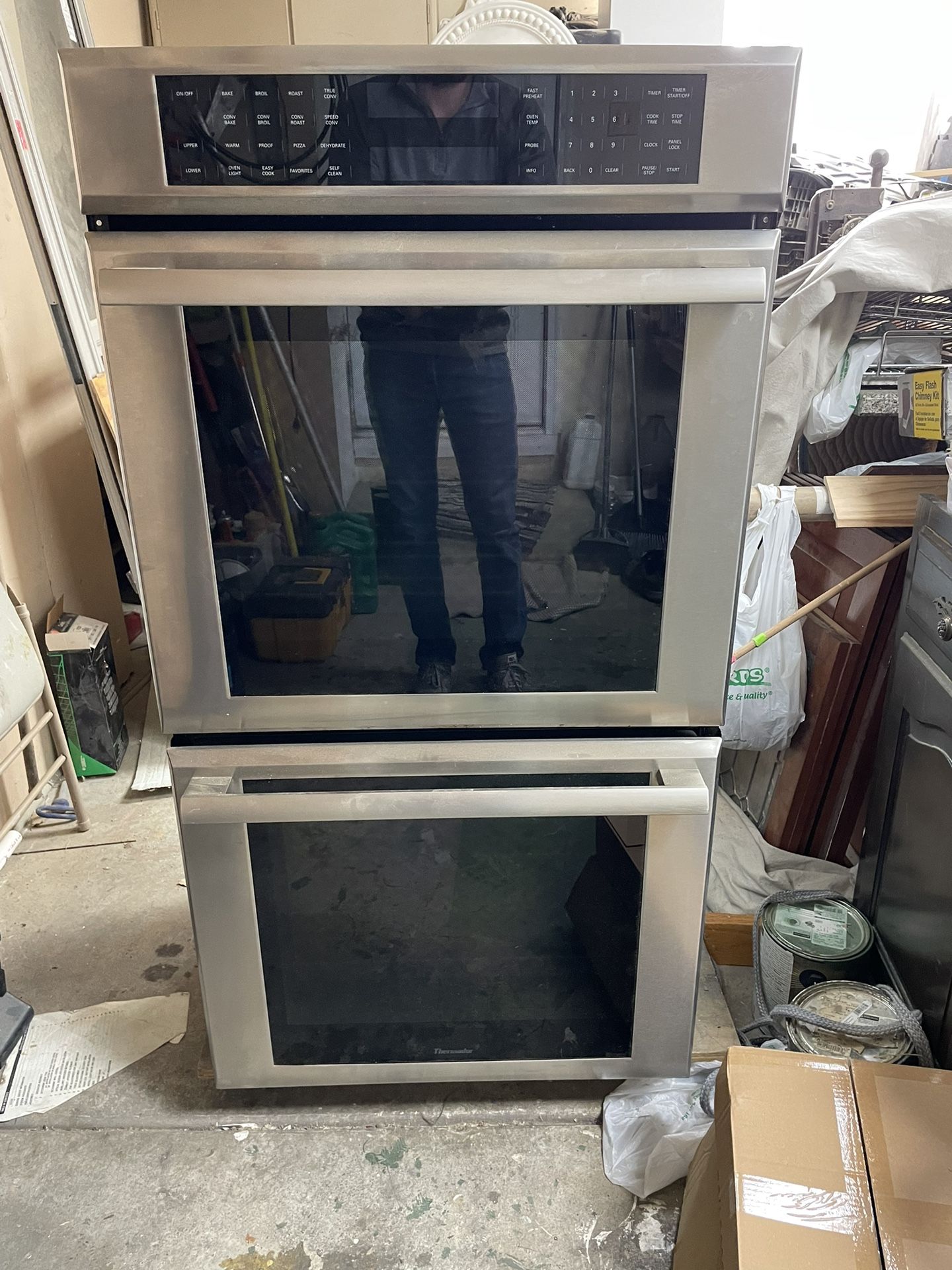 Thermador MED272ES And Wolf Gas Top w/Range Hood Too