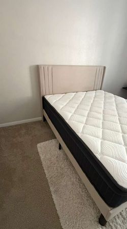Queen Bed Frame + Mattress | Like New | Clean | Ready for Pickup