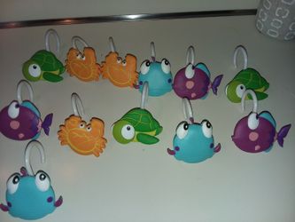 Underwater Theme Shower Curtain Hooks