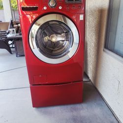 LG Washer With Pedestal 
