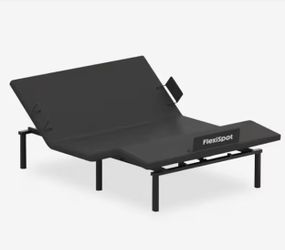 Flexispot S6 Luxury Adjustable Motorized Bed Frame Steel Base Queen Size Massage Bed 