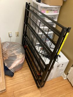 Twin size folding bed frame for $25 like new