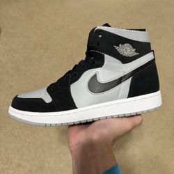 Size 8 mens - Air Jordan 1 Zoom CMFT 'Black Light Smoke Grey'
