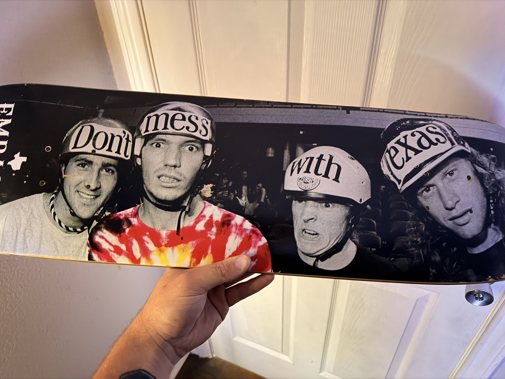 The Embassy Skateboards "Don't Mess with Texas" tribute deck 33 of 200!!