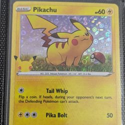 Pokemon Card Pikachu (General Mills Promo)