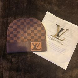 Lv Brown Beanie