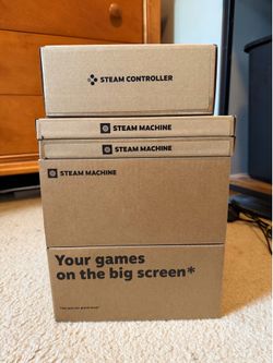 Valve Steam Machine 2tb + Controller + Covers