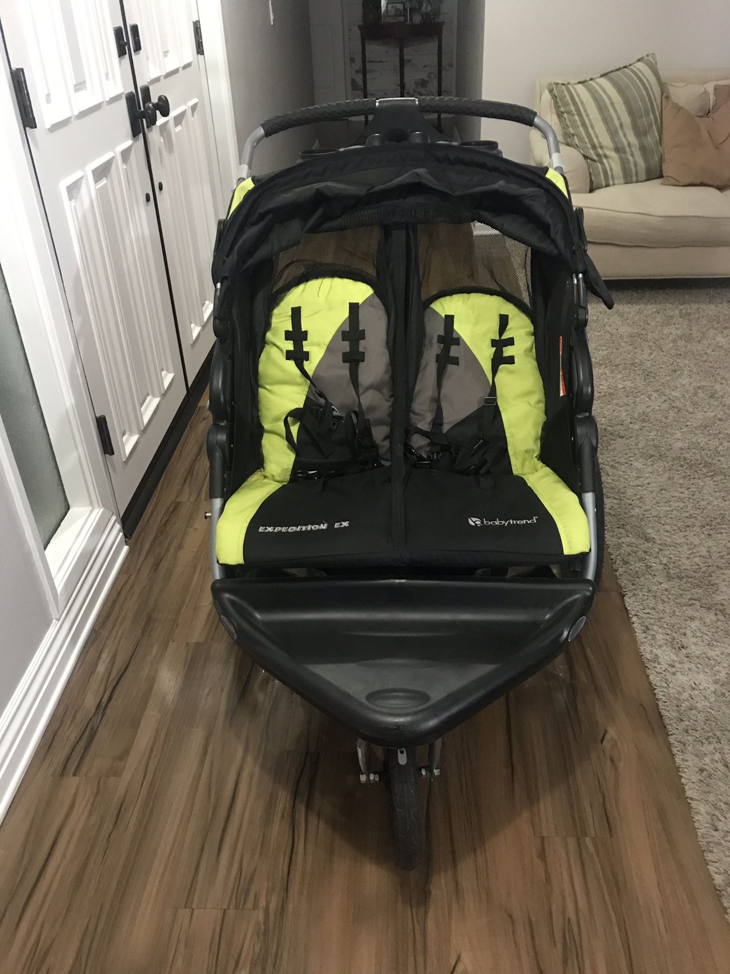 Expedition EX Double Stroller with MP3 speakers $100