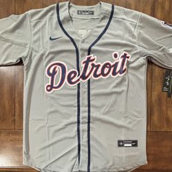 Detroit Tigers Kerry Carpenter Gray Jersey Adult Medium NWT