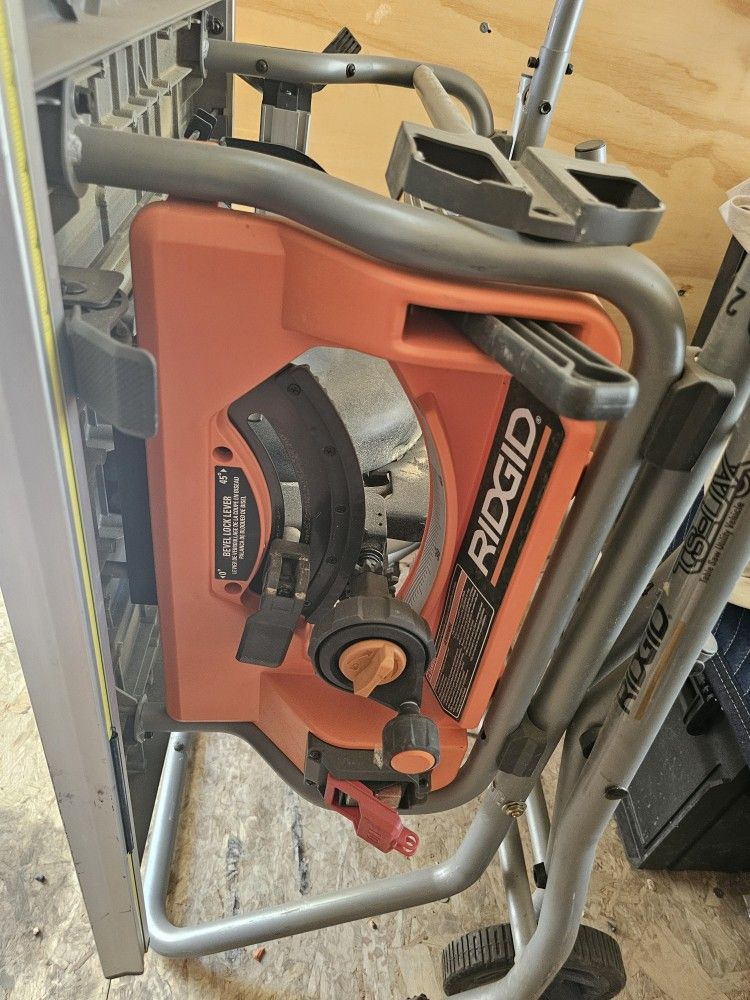 RIGID Table Saw. ** Like New**