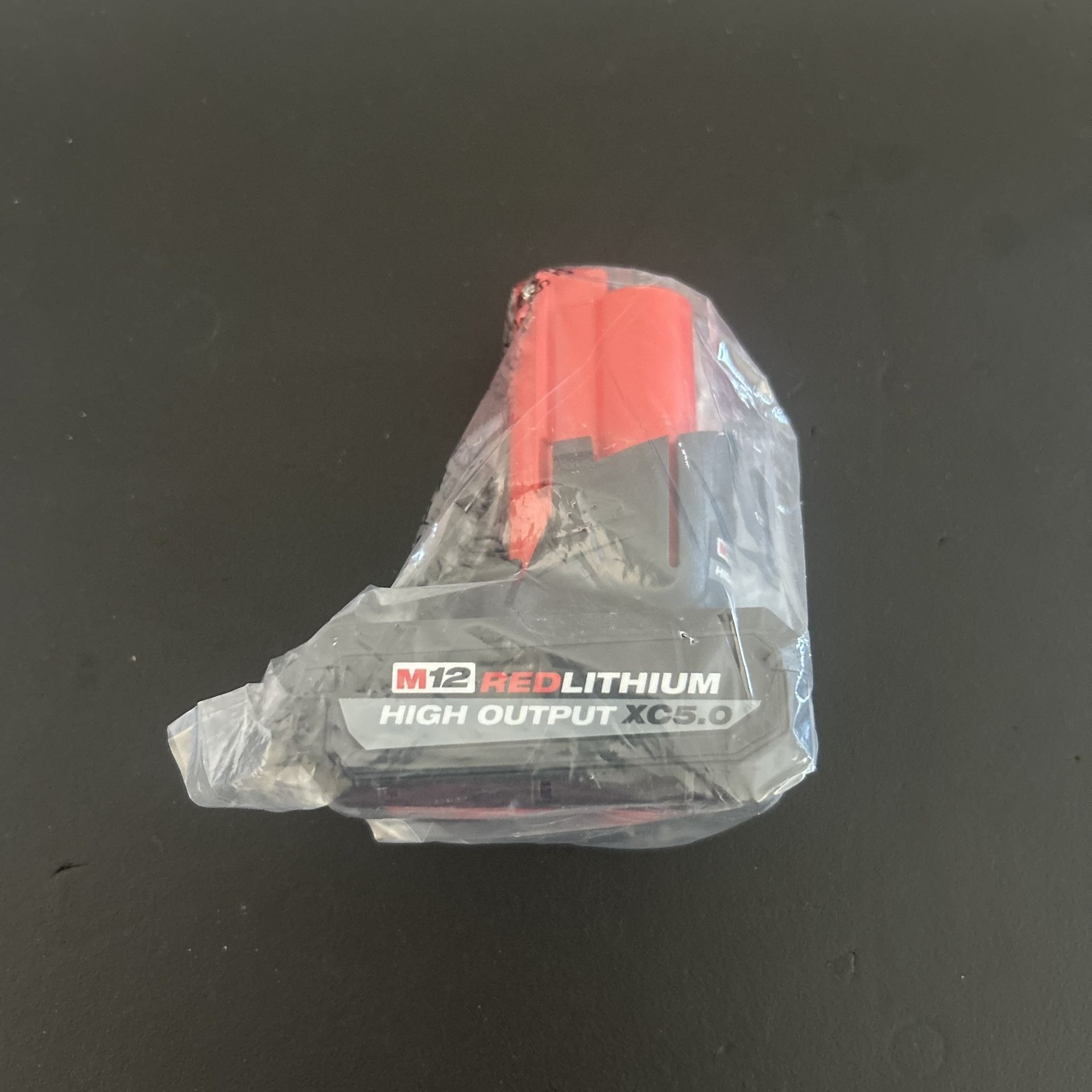 $75 New Milwaukee 5.0Ah High Output Battery (12-Volt)
