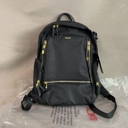 TUMI VOYAGEUR Celina Backpack Black/Gold
