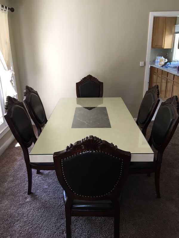 7pc Solid Marble Dining Table Comedor For In Ontario Ca 7pc Solid Marble Dining Table Comedor For In Ontario Ca Offerup