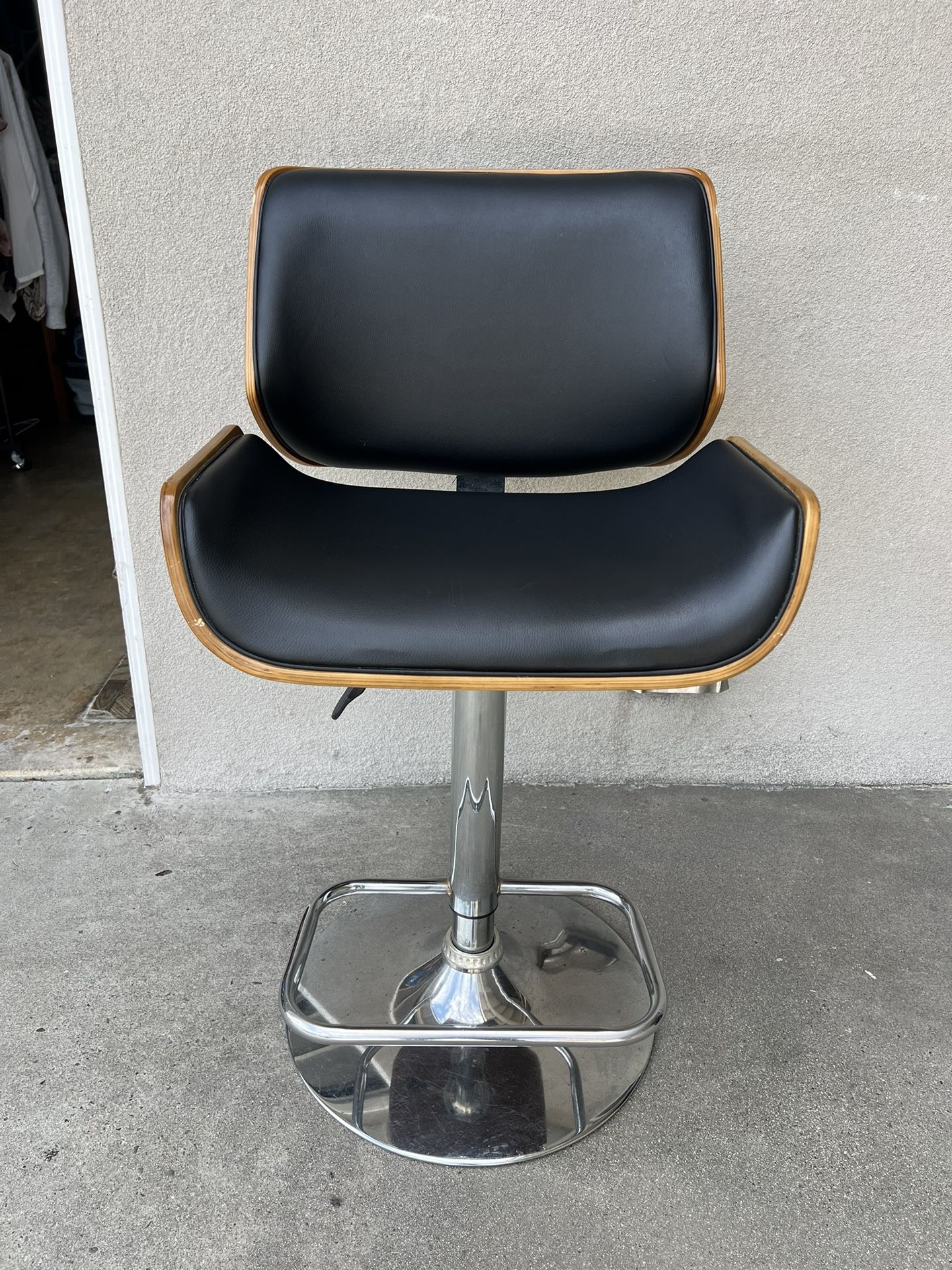 Vintage Salon Chair Swivels Counter Stool