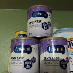 3 cans of enfamil gentlease baby formula