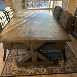 Farmhouse Dining Table And Chairs